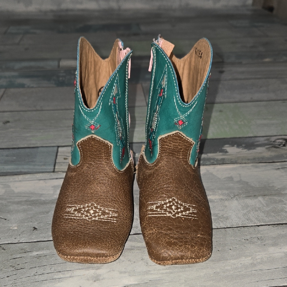 Roper Cowbabies Cowboy Soft Sole Boots Size 4